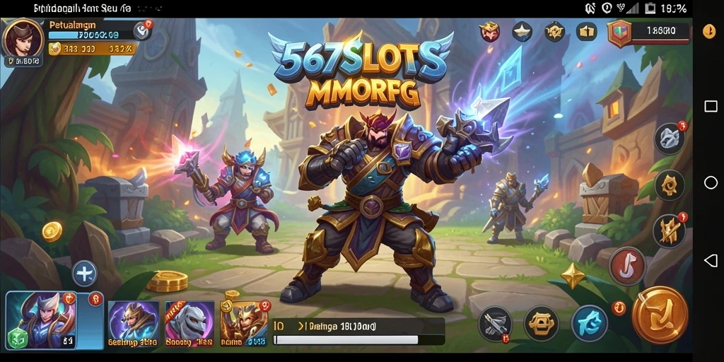 Tampilan gameplay yang menarik dalam dunia <strong>567SLOTS</strong> MMORPG.