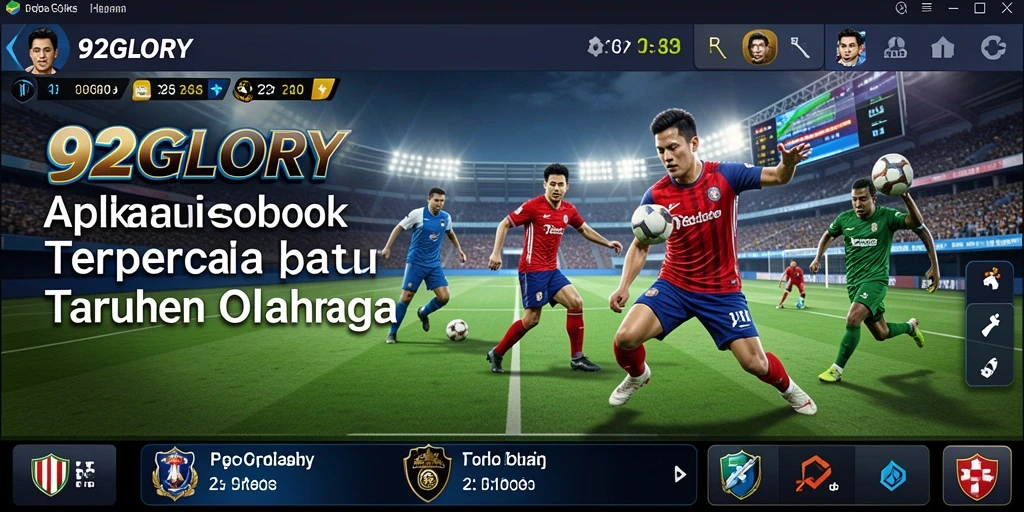 Screenshot utama 92GLORY menampilkan gameplay taruhan olahraga yang menarik.