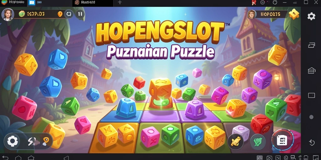 Tampilan gameplay HOPENGSLOT yang penuh warna dan menarik.