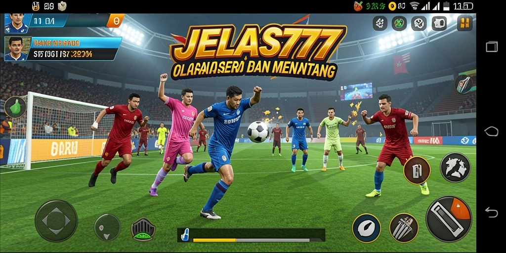 Tampilan gameplay JELAS777 yang menegangkan dan seru.