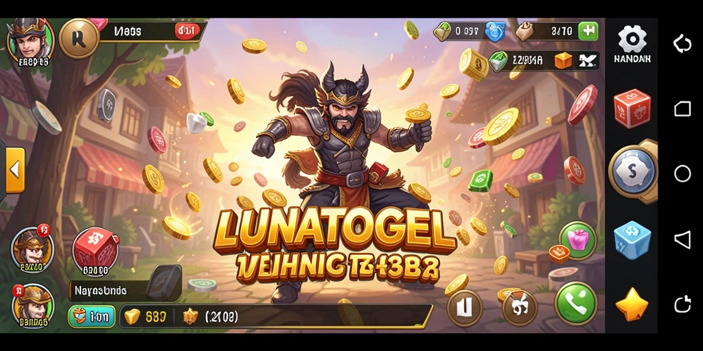 Tampilan utama LUNATOGEL dengan berbagai fitur Utility.