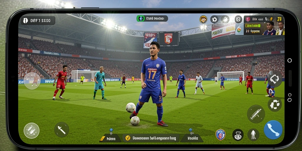 Gameplay seru dan nyata dari PP7 di lapangan hijau.