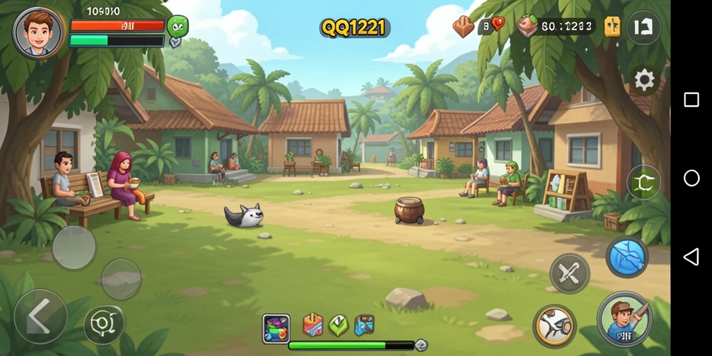 Tampilan gameplay QQ1221 yang menarik saat dimainkan.