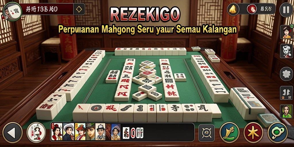 Tampilan gameplay seru dalam REZEKIGO yang mengasyikkan.
