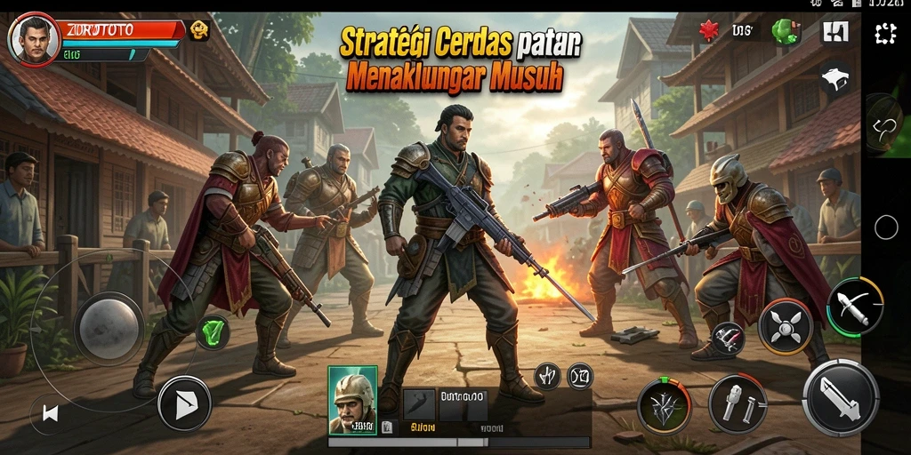 Tampilan gameplay ZOROTOTO menampilkan pertempuran strategi yang intens.